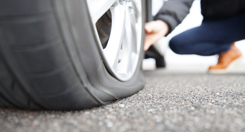 What Causes Your Audi’s Tire To Go Flat?