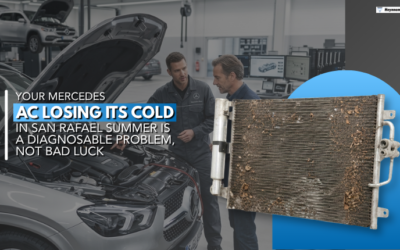 Your Mercedes A/C Losing Its Cold in San Rafael Summer Is a Diagnosable Problem, Not Bad Luck