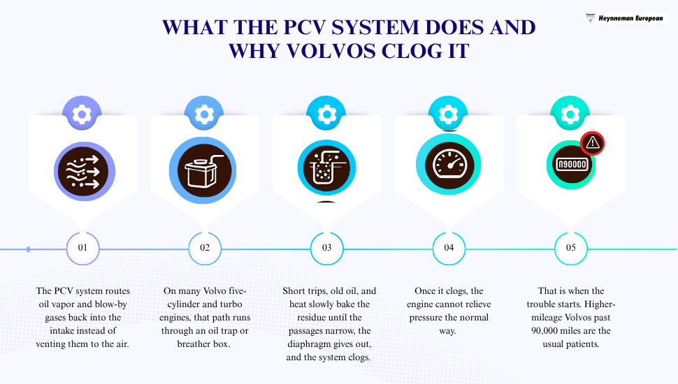 What the PCV System Does and Why Volvos Clog It