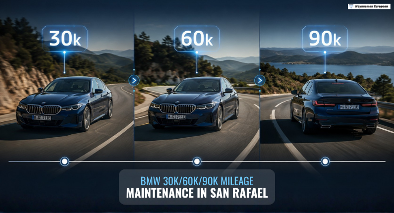 BMW 30k/60k/90k Mileage Maintenance in San Rafael
